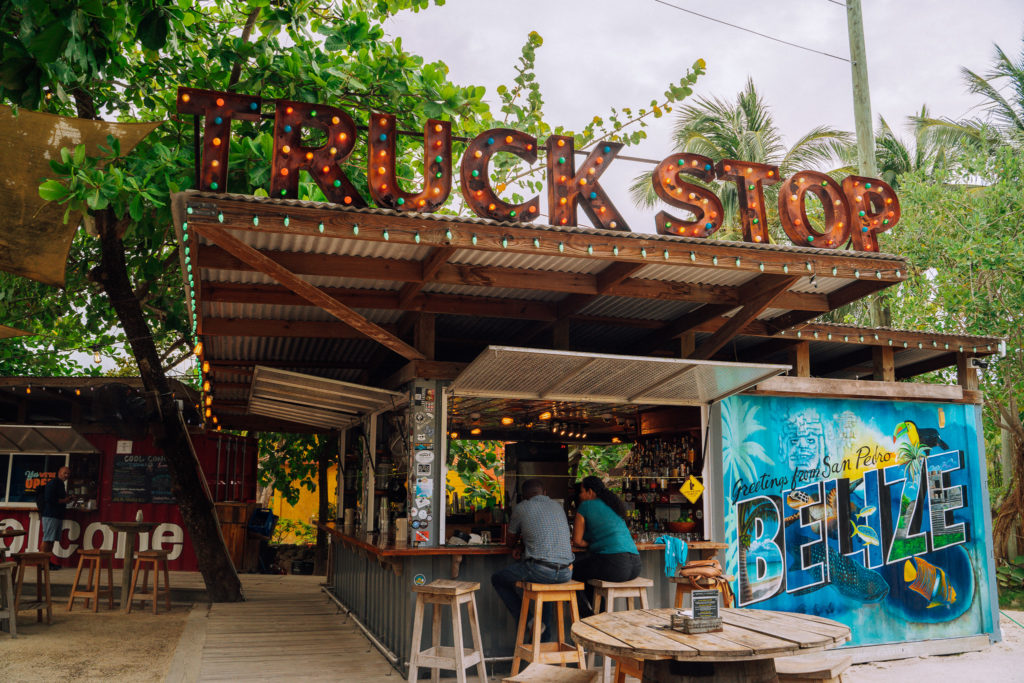 Truck Stop Ambergris Caye Belize