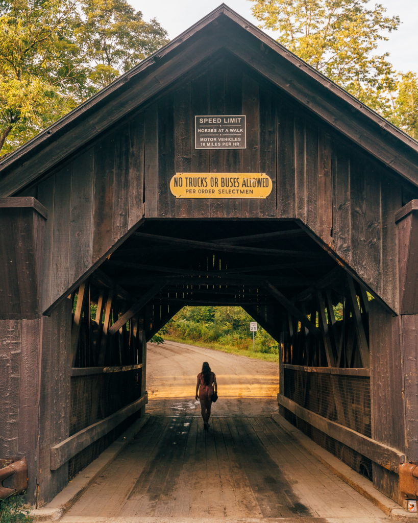 Goldbrook Covered Bridge Stowe Vermont