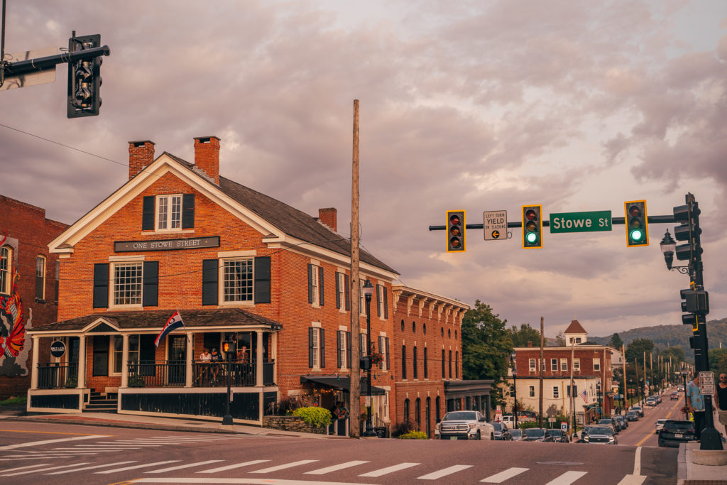 Downtown Waterbury Vermont