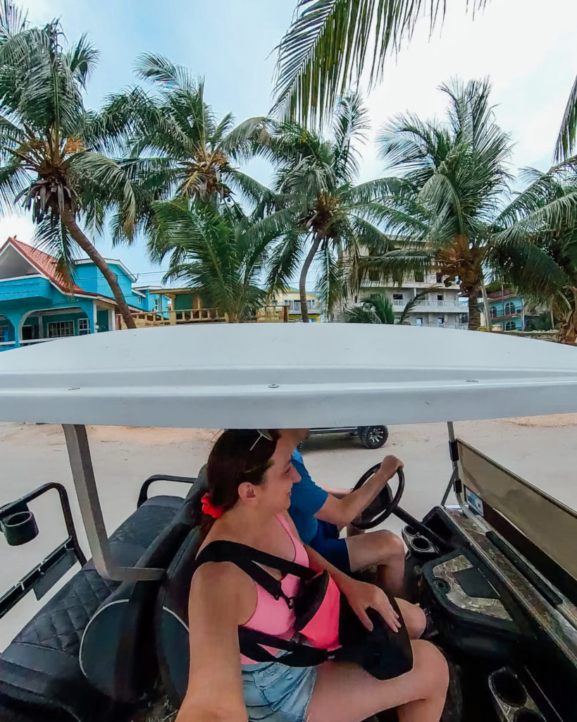 Golf Cart Ambergris Caye Belize