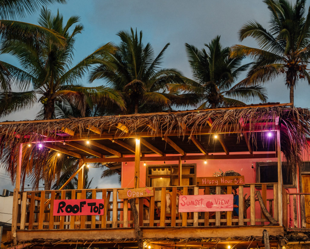 Pink Iguana Bar Puerto Villamil Isabella Galapagos Islands